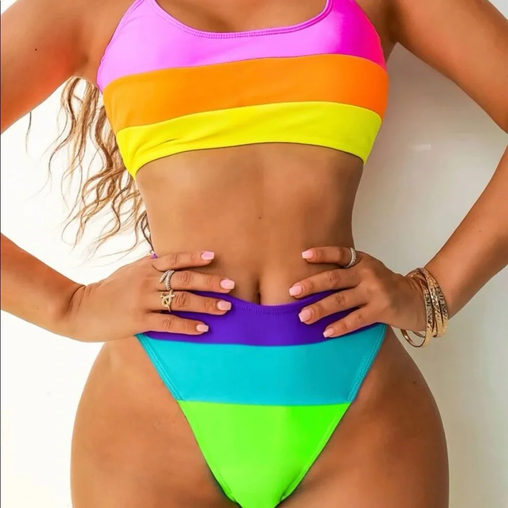 Rainbow Full Rave / Festival Outfit